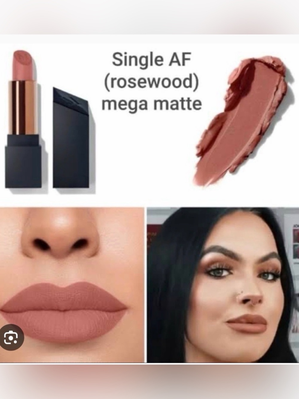 Morphe SINGLE Af Rosewood Mega Matte Lipstick - Single AF (Women Makeup)